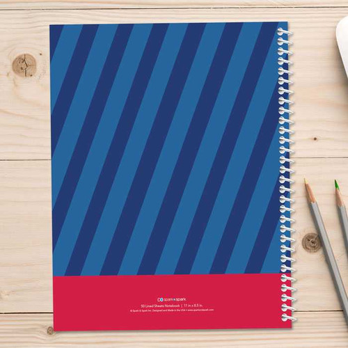 little plane personalized notebook for kids