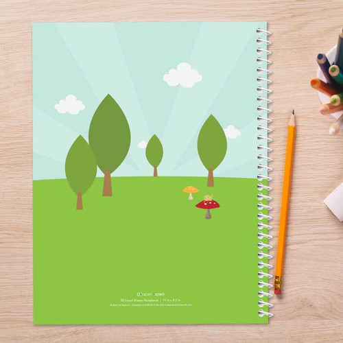 Cute Animals in the Forest Kids Notebook