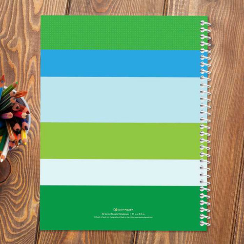 cute smiley frog personalized notebook for kids