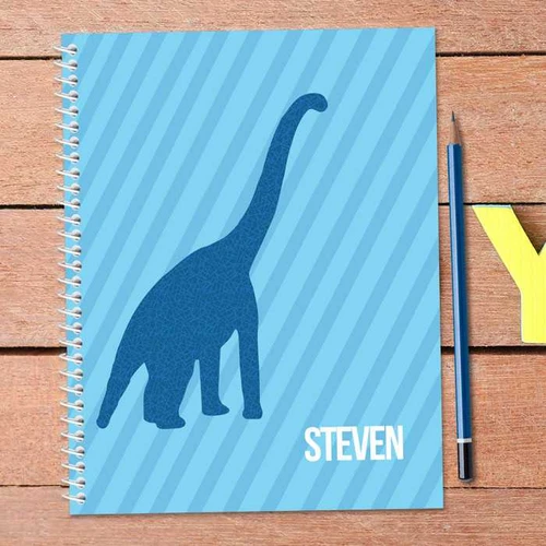Dino and Me Blue Kids Notebook
