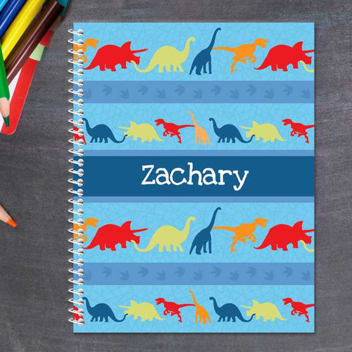 Dinosaur Trails Kids Notebook