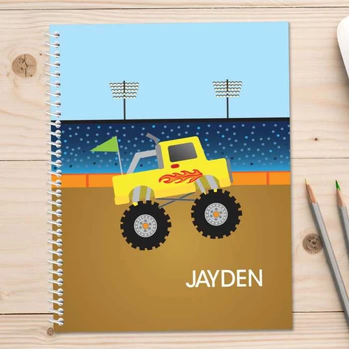 Monster Truck Kids Notebook