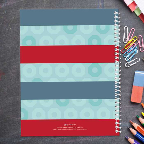 robot personalized notebook for kids