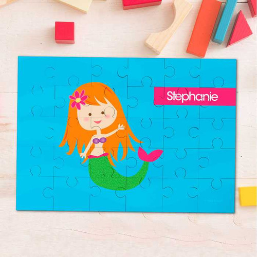 Cute Mermaid Personalized Puzzles