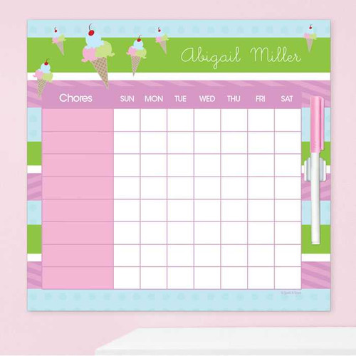 Yummy Ice Cream Toddler Chore Chart