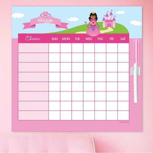Sweet Little Princess Chore Chart