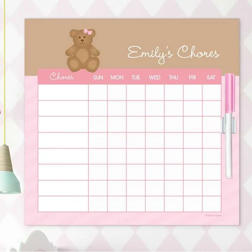 A Sweet Teddy Bear Chores For Kids