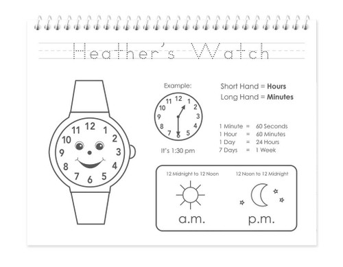 English Horizontal Writing Book For Girls