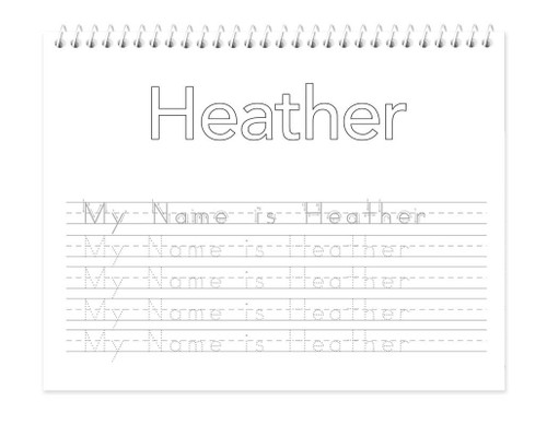 English Horizontal Writing Book For Girls