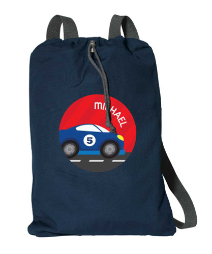 Super Fast Car Personalized Kids Bags