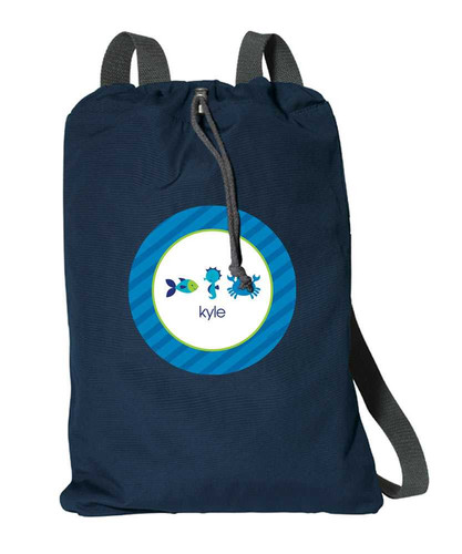 Cute Undersea Creatures Personalized Bags For Kids