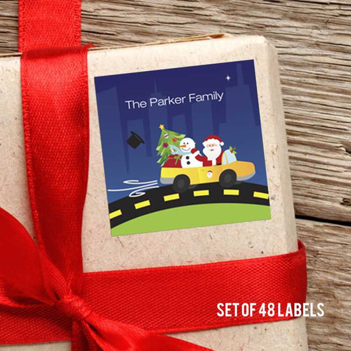Hohoho Santa Gift Label