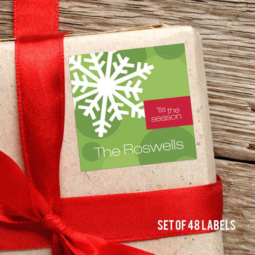 Let It Snow Gift Label