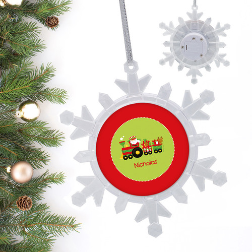 My Cute Xmas Train Personalized Christmas Ornaments