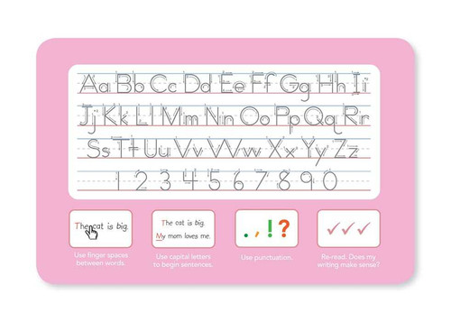 Penmanship Placemat for Girls