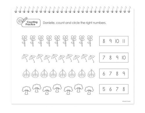 Math Practice Book For Girls