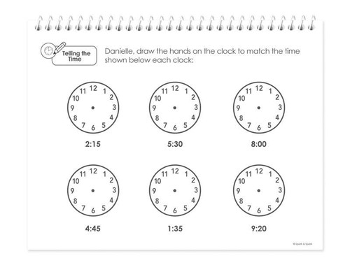 Math Practice Book For Girls
