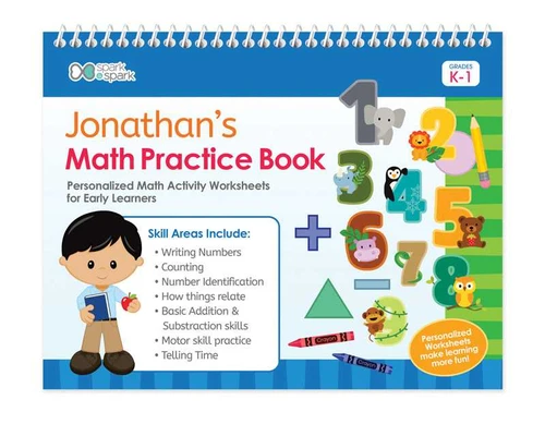 Math Practice Book For Boys