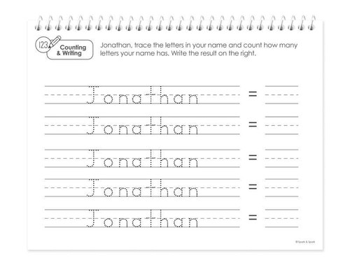 Math Practice Book For Boys