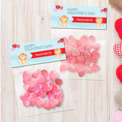 Balloon Lion Treat Bags