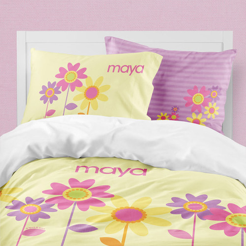 Three Spring Blooms Duvet Cover