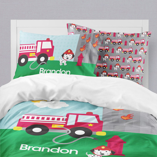 Fighting Fire Duvet Cover