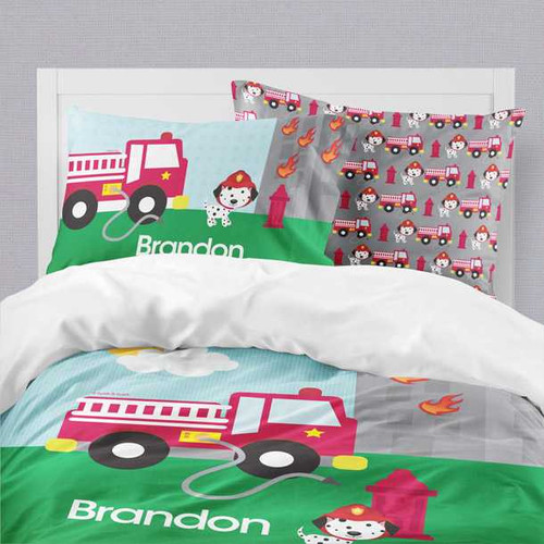 Fighting Fire Duvet Cover