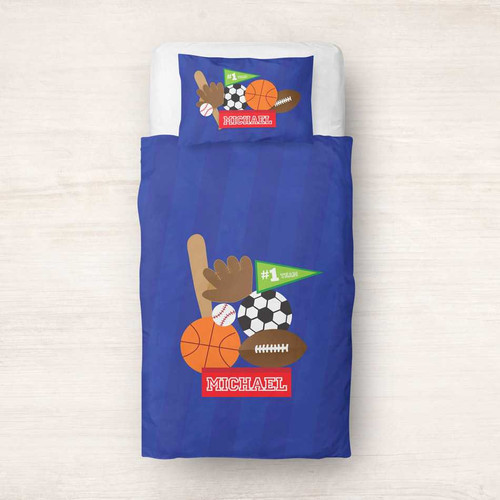 My Love For Sports Duvet Cover