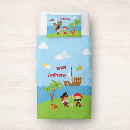 Yo Ho Pirate Boy Duvet Cover