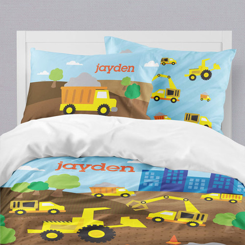 Construction Site Duvet Cover