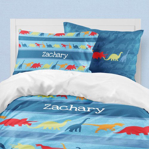 Dinosaur Trails Duvet Cover