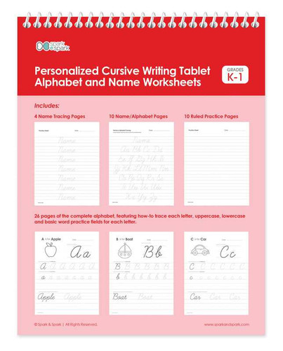 Vertical Cursive Writing Book For Boys