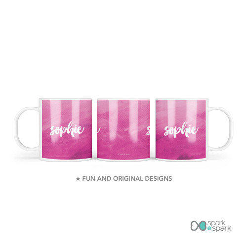 Bold Colorful Name Custom Plate for Girls