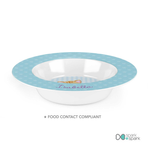 Cute Little Kitten Custom Plate for Girls