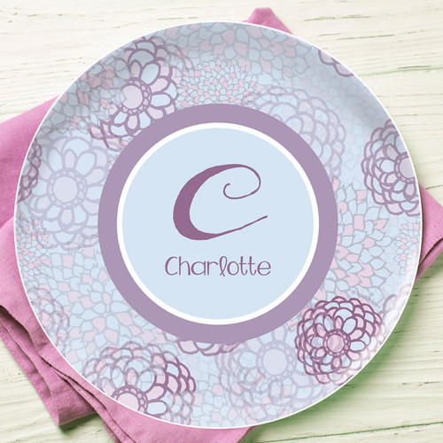 Flower Mosaic Kids Plates