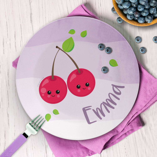 Yummy Cherries Kids Plates
