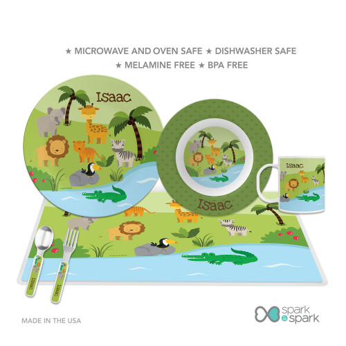 Jungle Fever Kids Plate