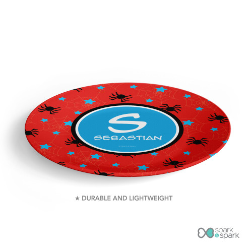 Fun Spider Web Kids Plate