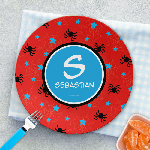 Fun Spider Web Kids Plate