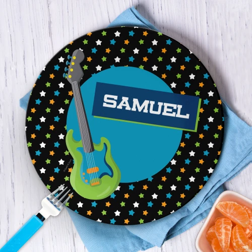 Guitar sounds Kids Plate