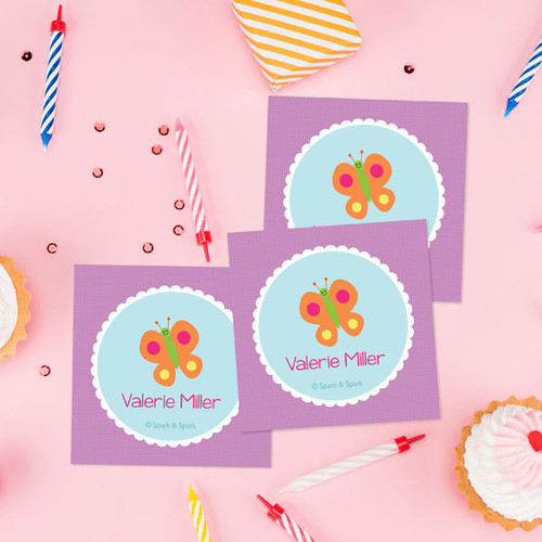 Sweet Butterfly Gift Label Set