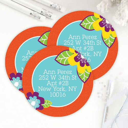 Modern Blooms Label Set