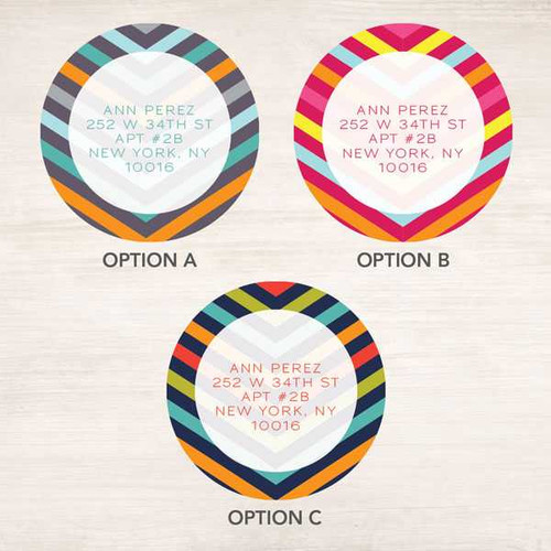 Style in Stripes Label Set