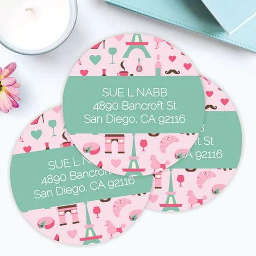 Paris Chic Style Label Set