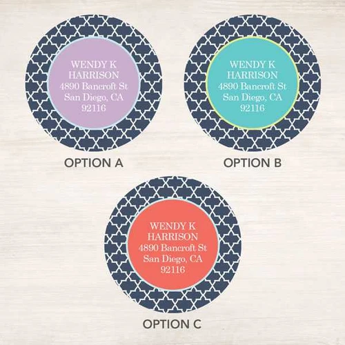 Simple Geometry Label Set