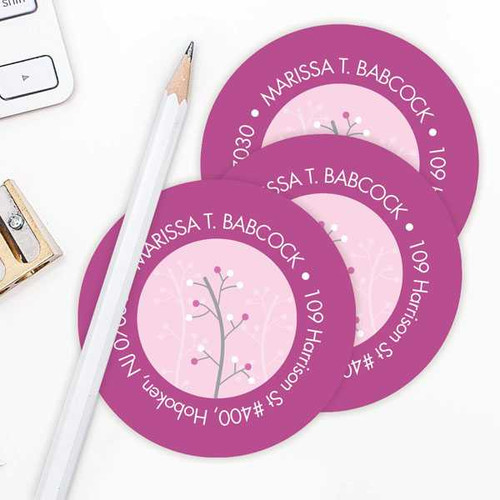 Modern Thin Tree Label Set