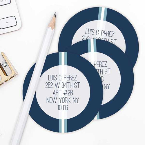Elegant Ribbon Label Set