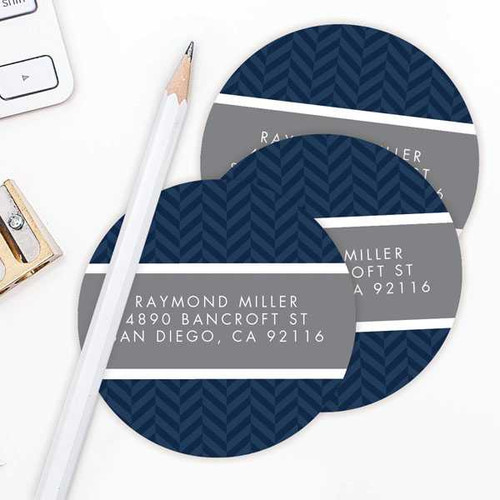 Herringbone Mood Label Set