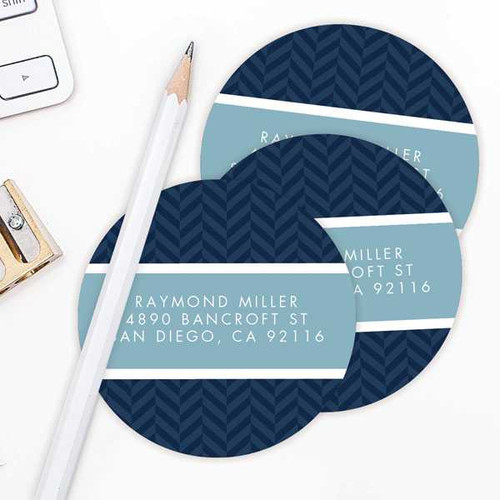 Herringbone Mood Label Set