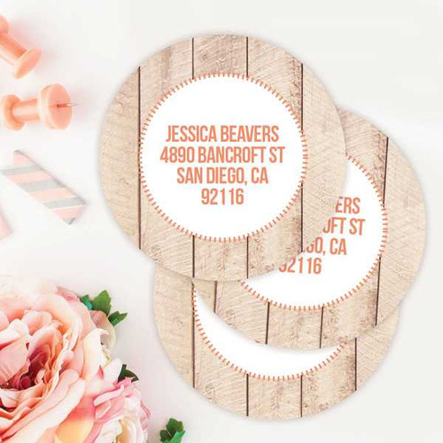 Rustic Heart Label Set